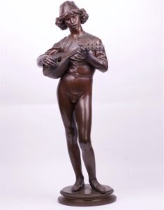 Bronze figure "Florentine Singer". — image 1