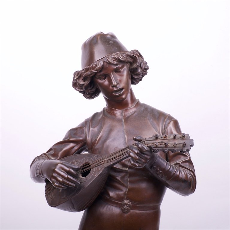 Bronze figure "Florentine Singer". — image 2