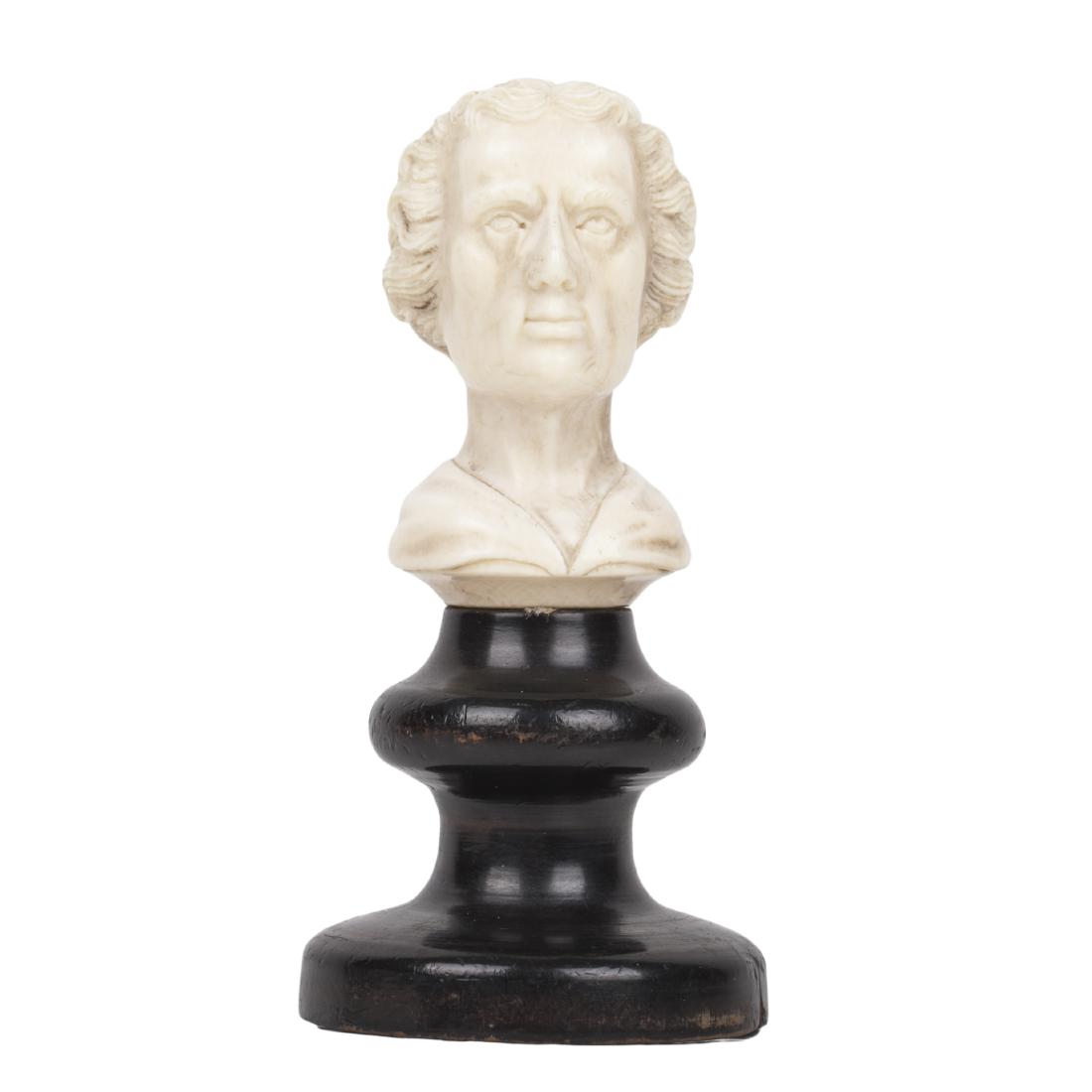Russian carved white material seal work piece — image 1