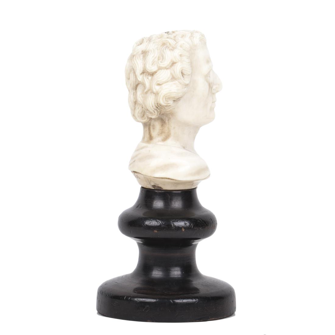 Russian carved white material seal work piece — image 2