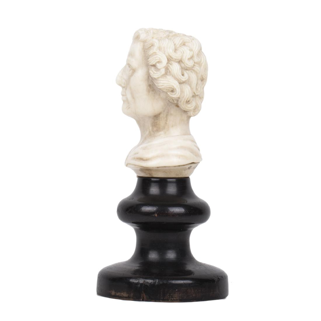 Russian carved white material seal work piece — image 4