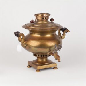 Russian samovar in shape of onion. Kapteltsov. — image 1