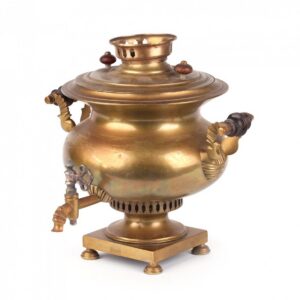 Russian samovar in shape of onion. Kapteltsov. — image 2