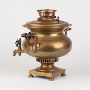 Russian samovar in shape of onion. Kapteltsov. — image 5