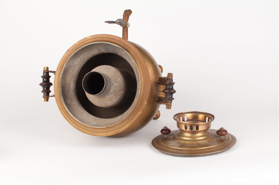 Russian samovar in shape of onion. Kapteltsov. — image 7