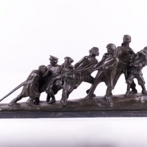 Bronze figure â€œBarge Haulers on the Volgaâ€. — image 1