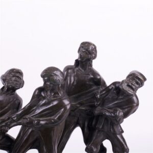 Bronze figure â€œBarge Haulers on the Volgaâ€. — image 3