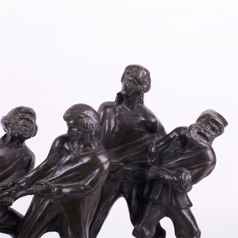 Bronze figure â€œBarge Haulers on the Volgaâ€. — image 3