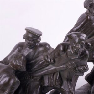 Bronze figure â€œBarge Haulers on the Volgaâ€. — image 4