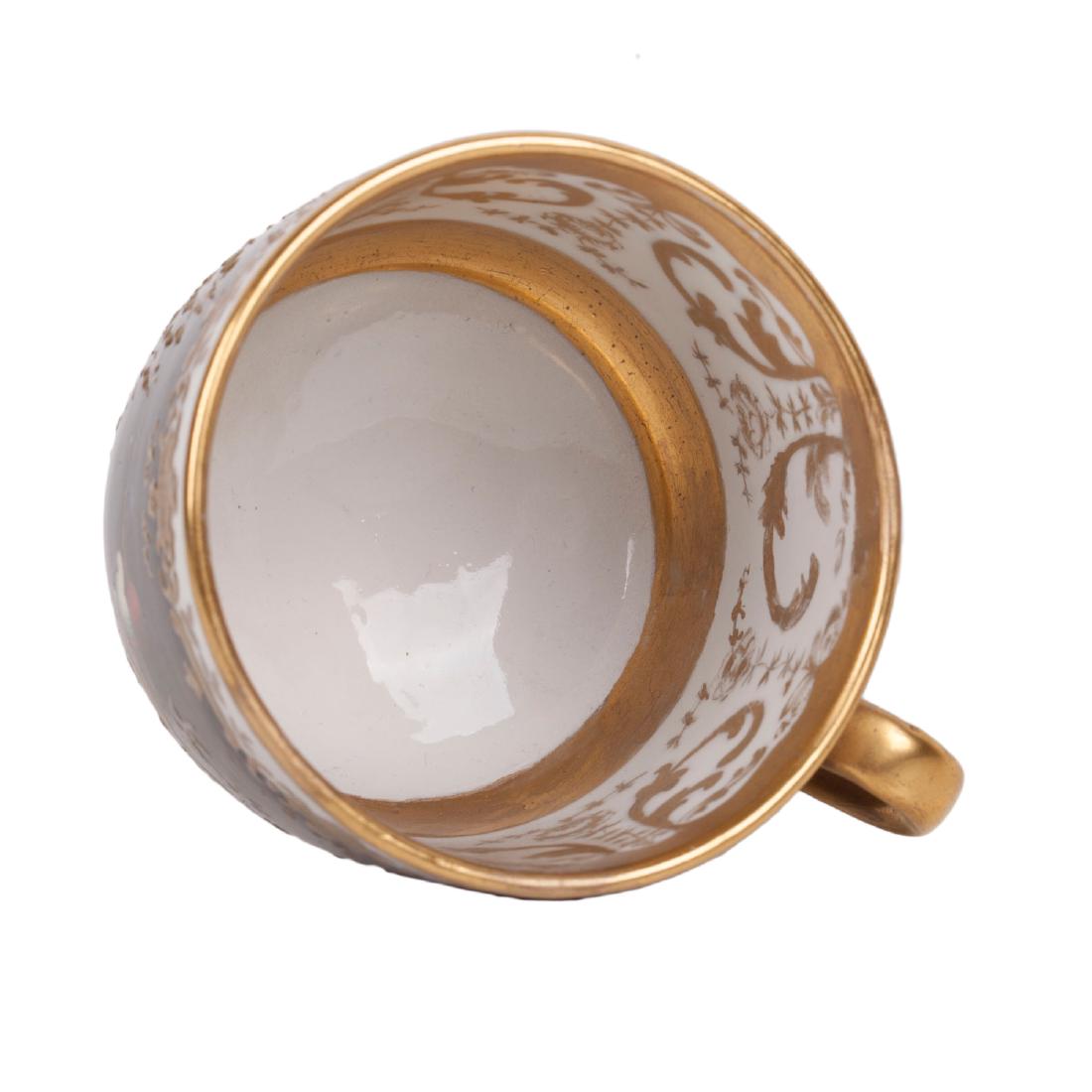 Gardner porcelain tea cup and saucer — image 4
