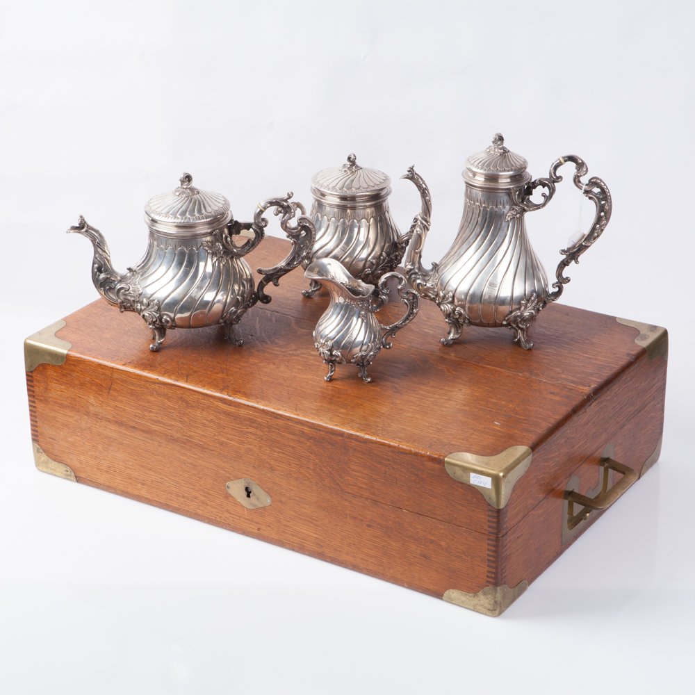 Silver set of 4 pieces. — image 3