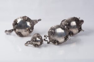 Silver set of 4 pieces. — image 6