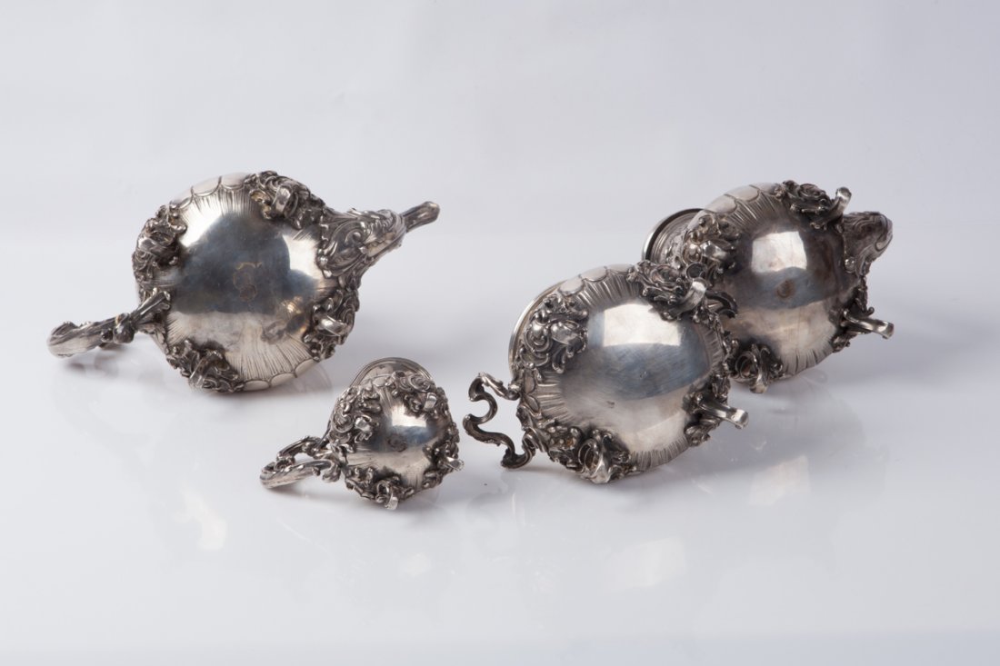 Silver set of 4 pieces. — image 6