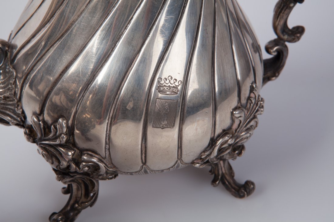 Silver set of 4 pieces. — image 7