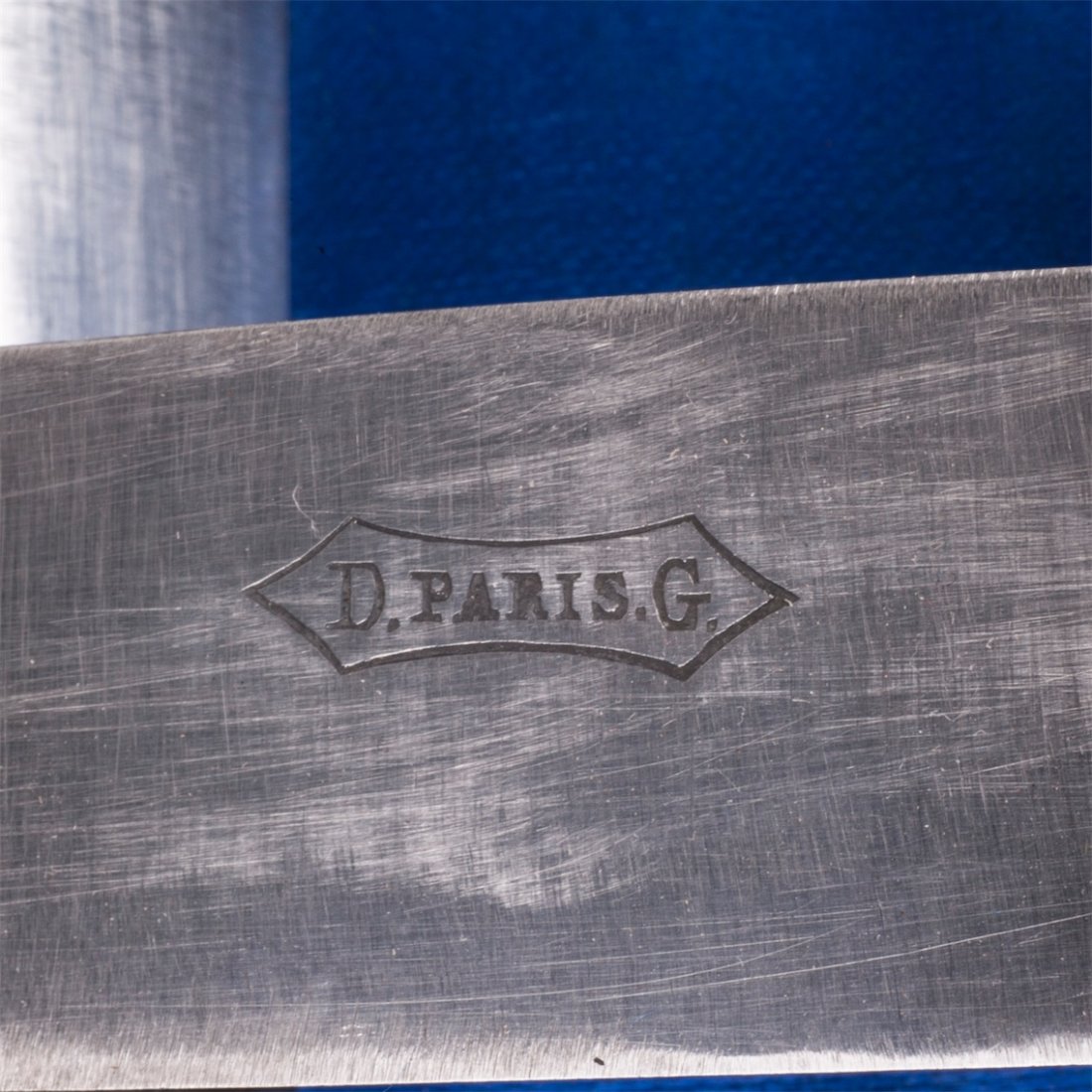 Antique French set of 12 table knives — image 3