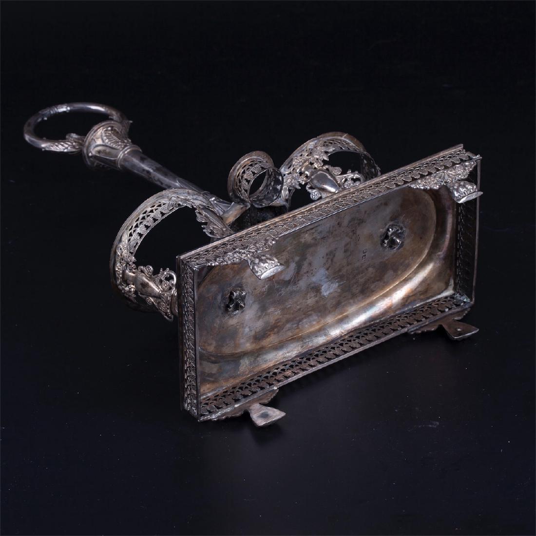 Antique French silver cruet stand, Paris, 1819-1838 — image 3