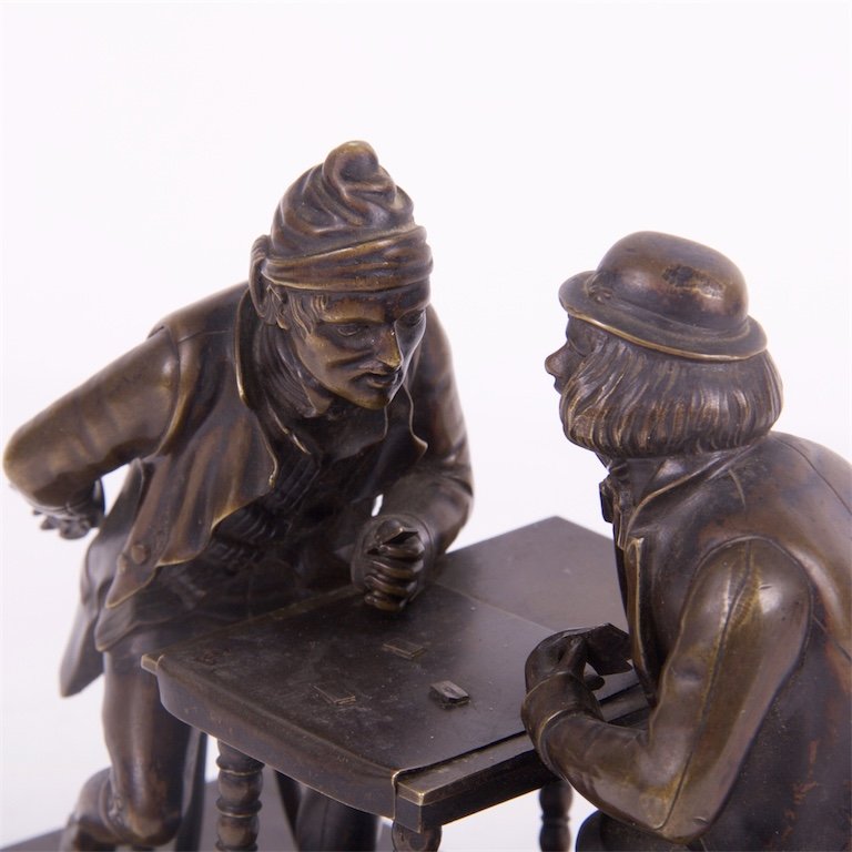 Bronze figure "Gamblers". — image 2
