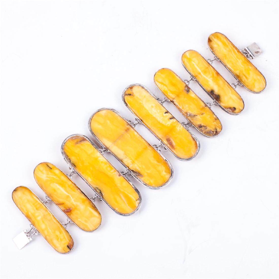 Amber hand bracelet — image 3