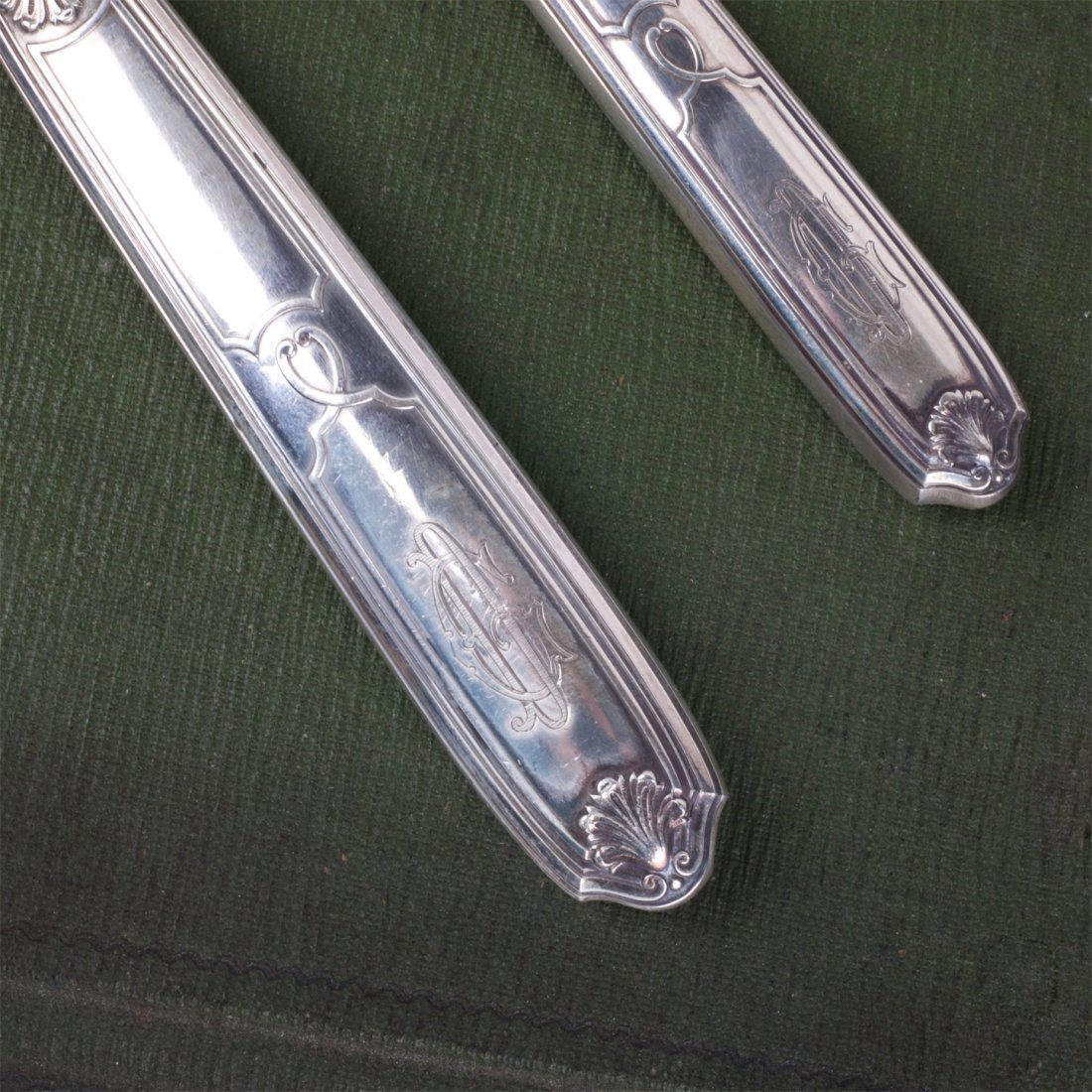 Antique French set of 2 boxes with 24 table knives — image 4