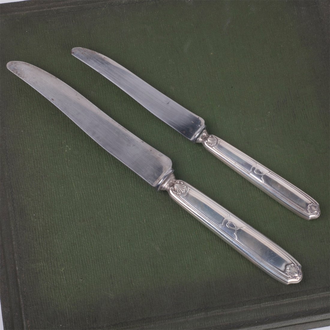 Antique French set of 2 boxes with 24 table knives — image 5