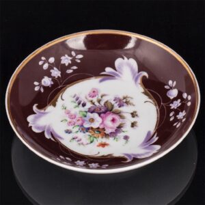 Russian porcelain cup and saucer of Popov factory — image 2
