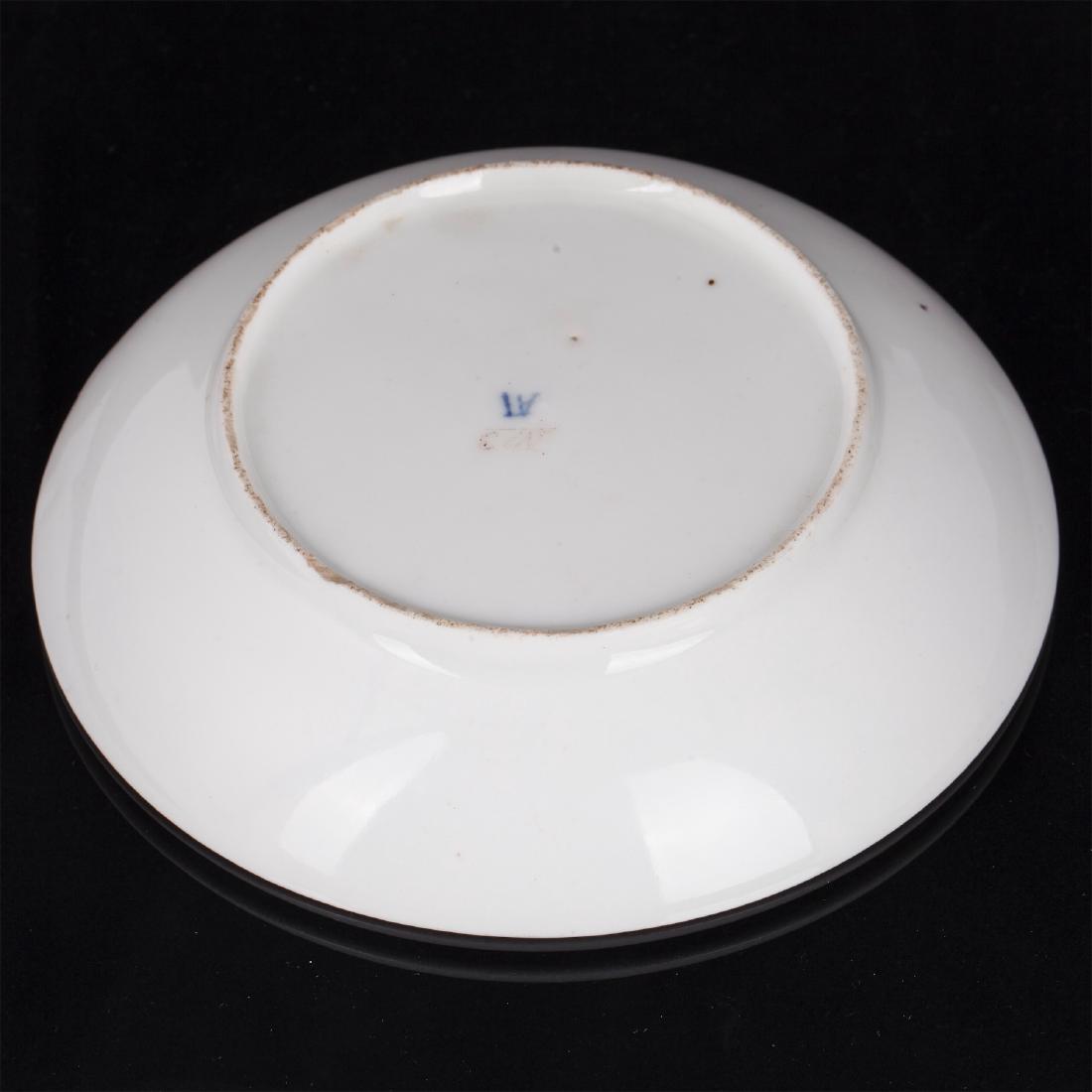 Russian porcelain cup and saucer of Popov factory — image 3