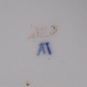 Russian porcelain cup and saucer of Popov factory — image 4