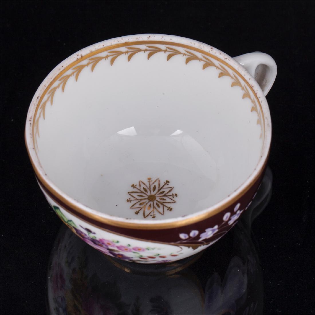 Russian porcelain cup and saucer of Popov factory — image 5