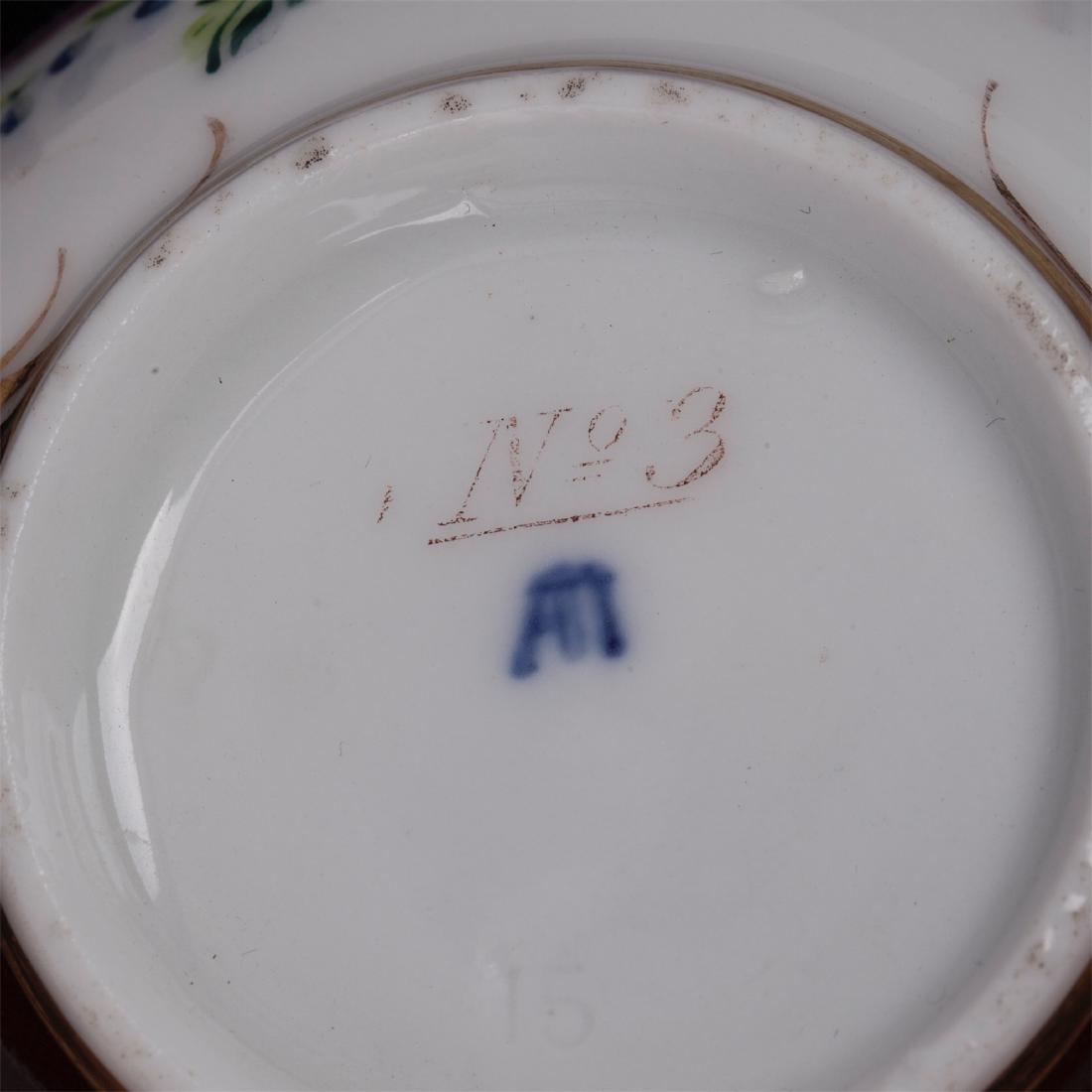 Russian porcelain cup and saucer of Popov factory — image 7
