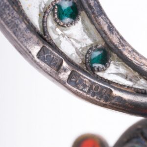 Russian silver and plique-a-jour enamel decorative — image 4