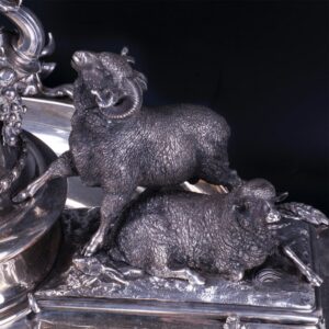 Antique French figural silver centerpiece. Christofle — image 2