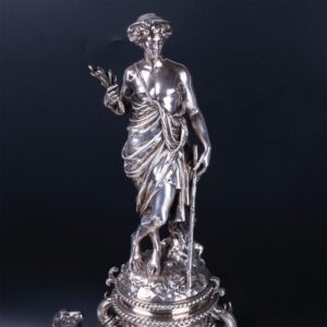 Antique French figural silver centerpiece. Christofle — image 4