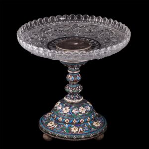 Russian candy bowl on leg. Moscow — image 1