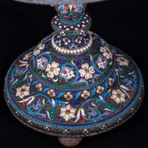 Russian candy bowl on leg. Moscow — image 2