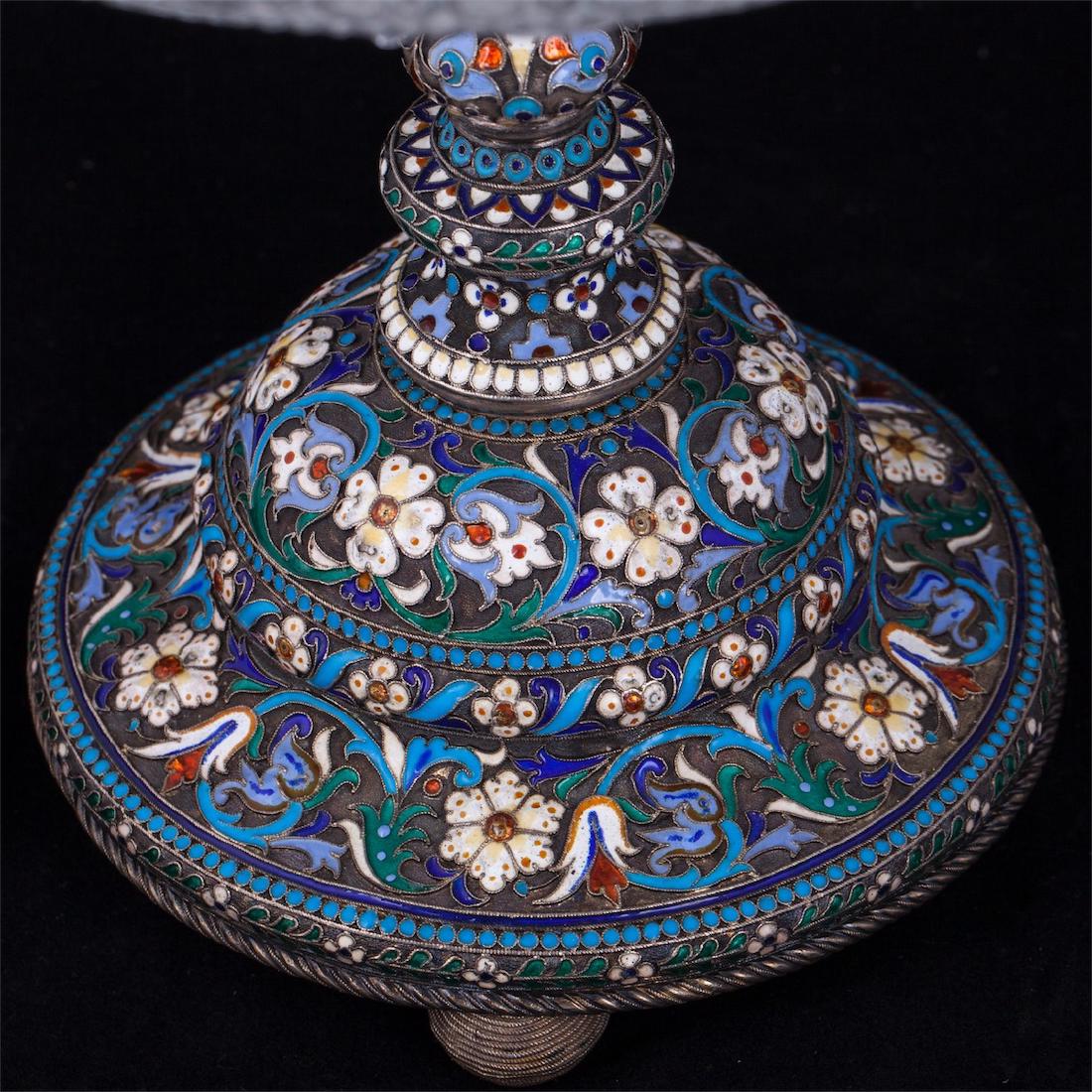 Russian candy bowl on leg. Moscow — image 2