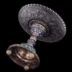 Russian candy bowl on leg. Moscow — image 3