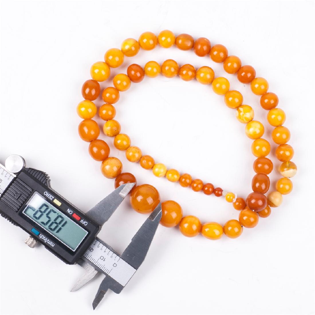 Antique Baltic amber necklace — image 2