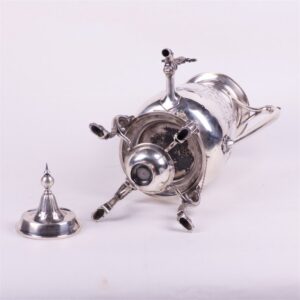 Antique English silver bouillotte — image 4