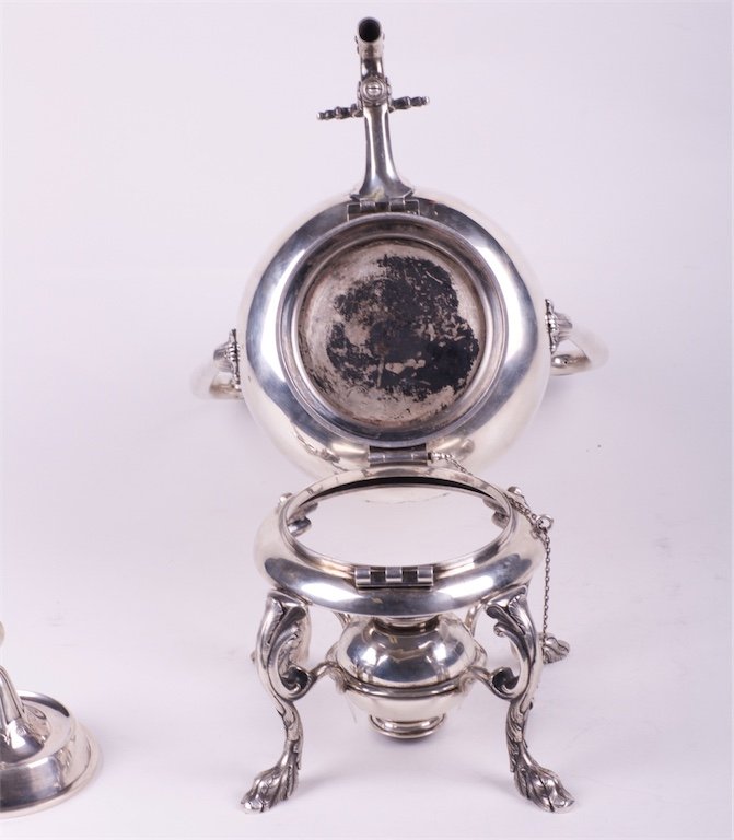 Antique English silver bouillotte — image 6