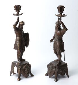 Candlesticks with warriors. — image 2