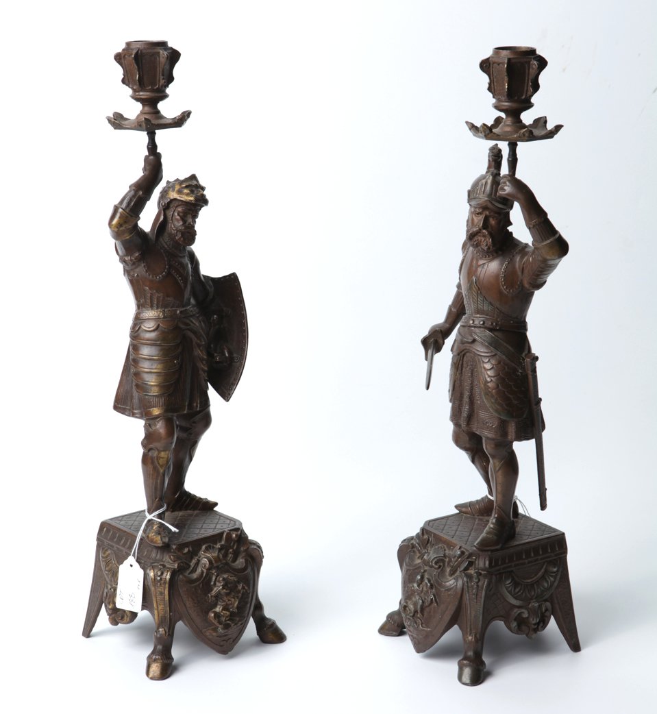 Candlesticks with warriors. — image 2