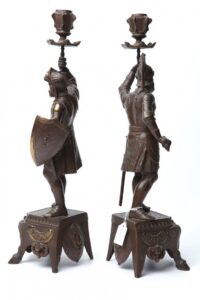 Candlesticks with warriors. — image 3