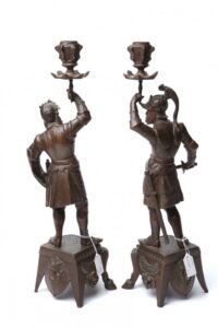Candlesticks with warriors. — image 4