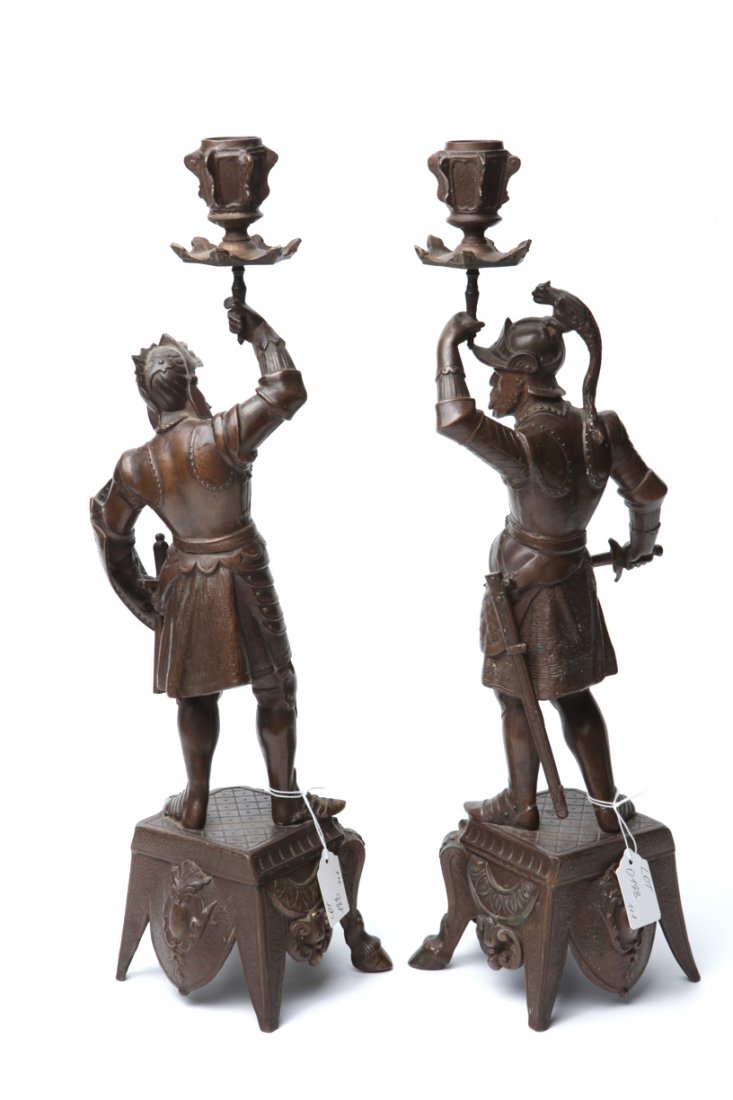 Candlesticks with warriors. — image 4