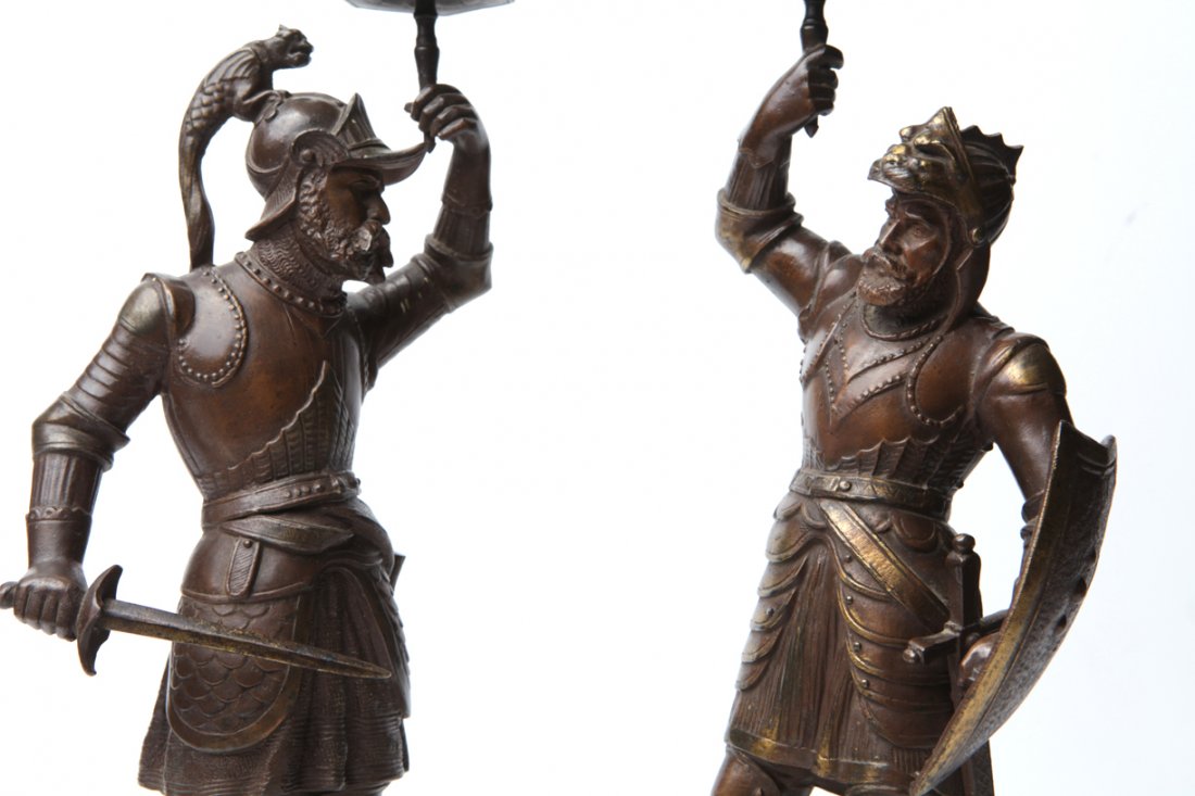 Candlesticks with warriors. — image 6