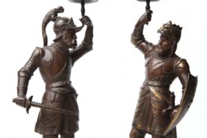 Candlesticks with warriors. — image 7