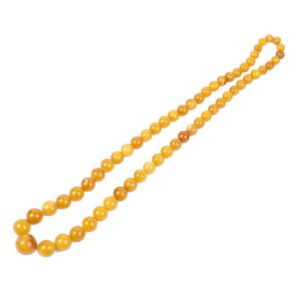 Antique Baltic amber necklace — image 1