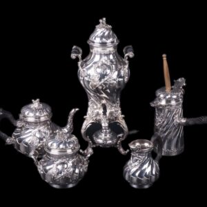 French silver service of 5 pieces "Cardeilhac" — image 1