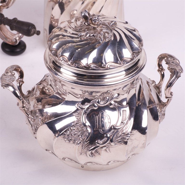 French silver service of 5 pieces "Cardeilhac" — image 2