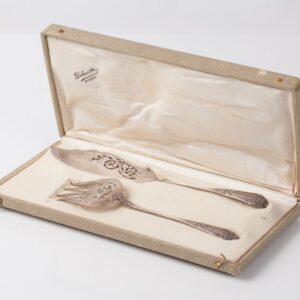 Silver serving set of 2 pieces. — image 1
